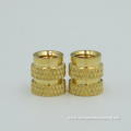 Molded copper nut knurled brass insert nut